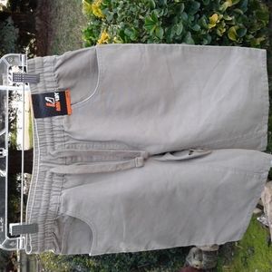 Young men's pull up shorts size small new with tags